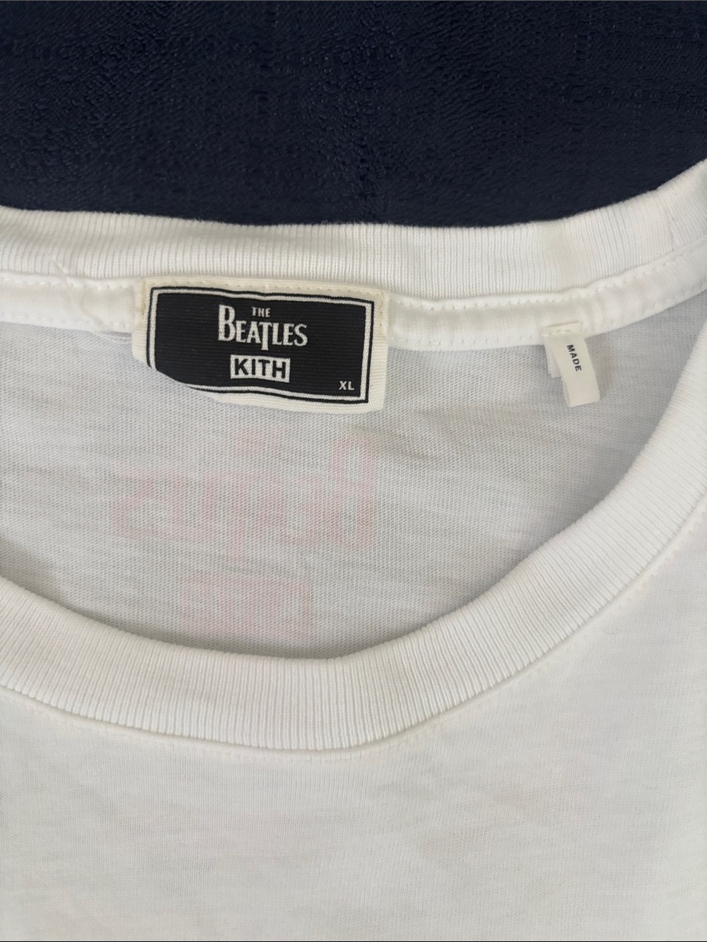 Kith White The Beatles Graphic Tee with Yellow & Red Print - Picture 5 of 8